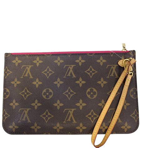 louis vuitton portemonnee dames|louis vuitton pouch wristlet.